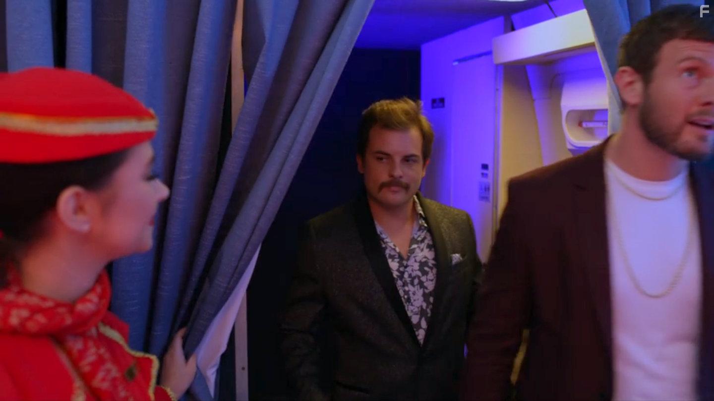 Reid Perkins and Aleksander Vayshelboym in Money Plane (2020)