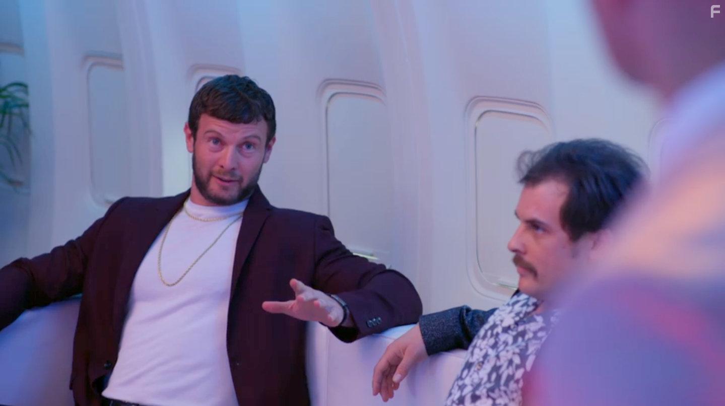 Reid Perkins and Aleksander Vayshelboym in Money Plane (2020)