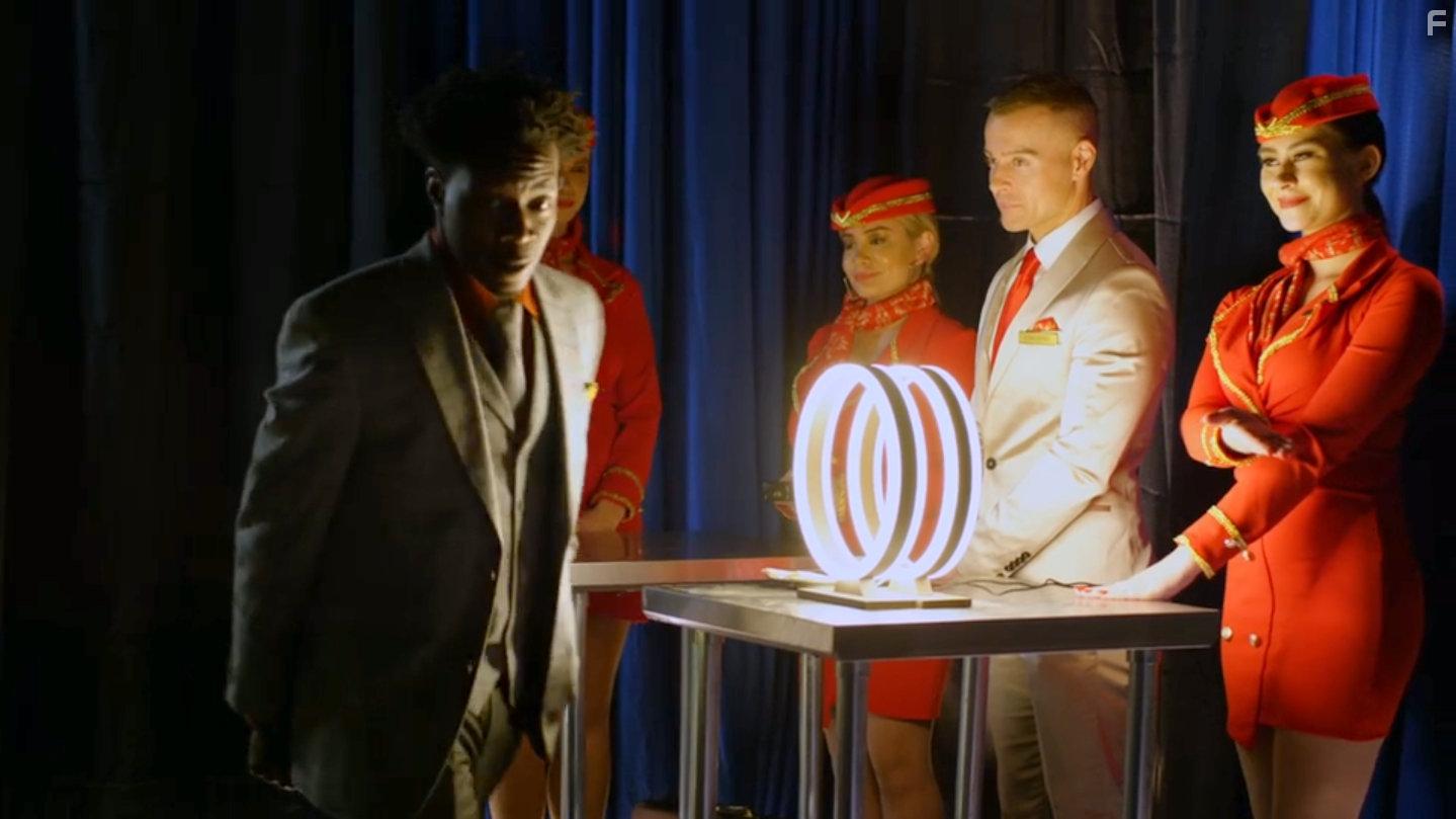 Joey Lawrence and Patrick Lamont Jr. in Money Plane (2020)