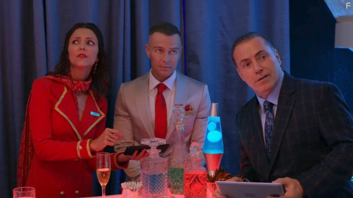 Al Sapienza, Joey Lawrence, and Candi Brooks in Money Plane (2020)