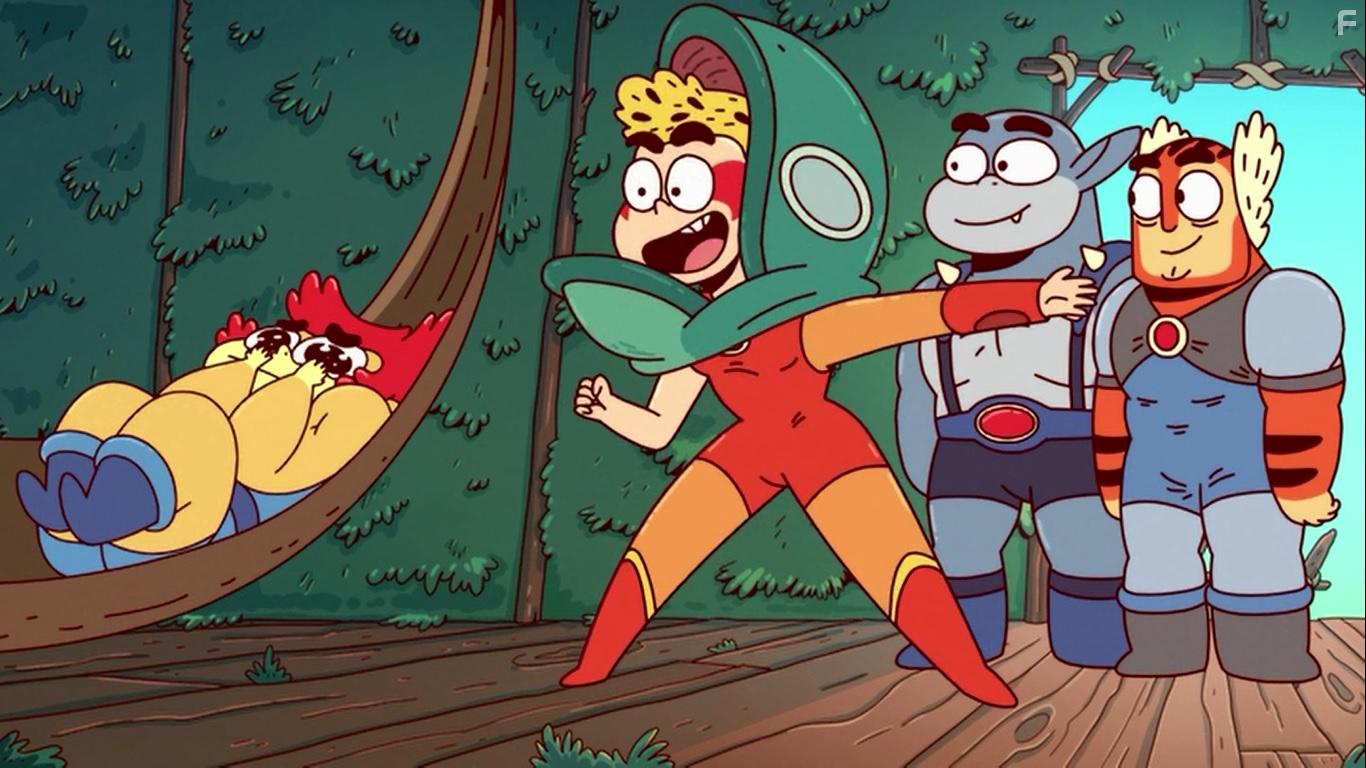 Patrick Seitz, Chris Jai Alex, Max Mittelman, and Erica Lindbeck in ThunderCats Roar: Mumm-Ra of Plun-Darr Part 2 (2020)