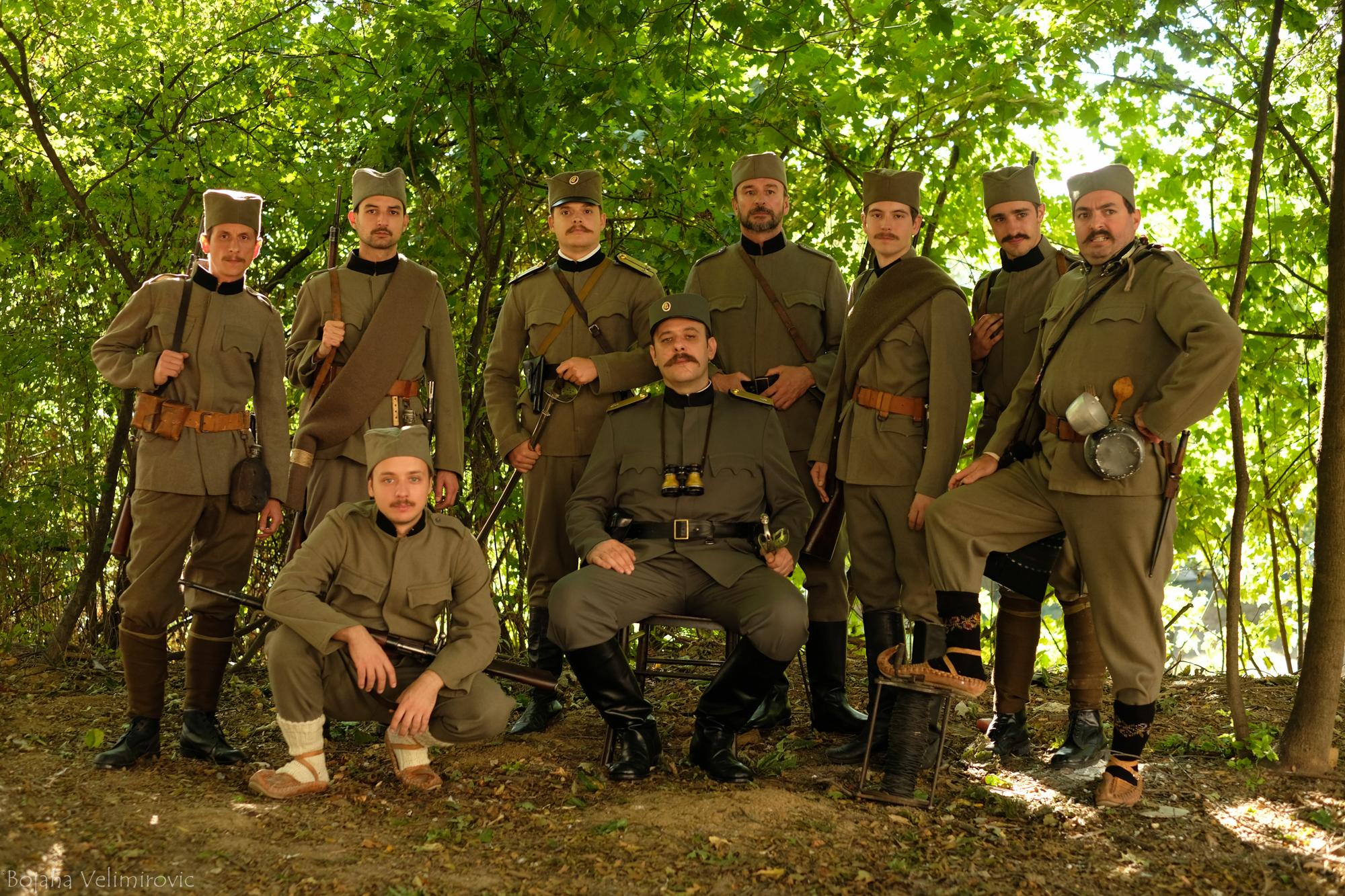 Ljubomir Bandovic, Nikola Ilic, Aleksandar Djurica, Nenad Okanovic, Marko Pavlovski, Jovan Gulan, Vuk Jovanovic, Petar Kokinovic, and Marko Vasiljevic in Zaspanka za vojnike (2018)