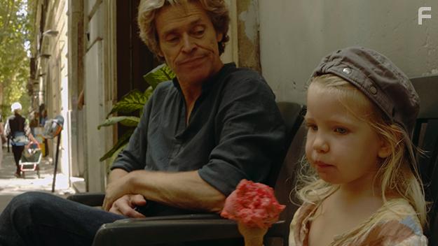 Willem Dafoe and Anna Ferrara in Tommaso (2019)