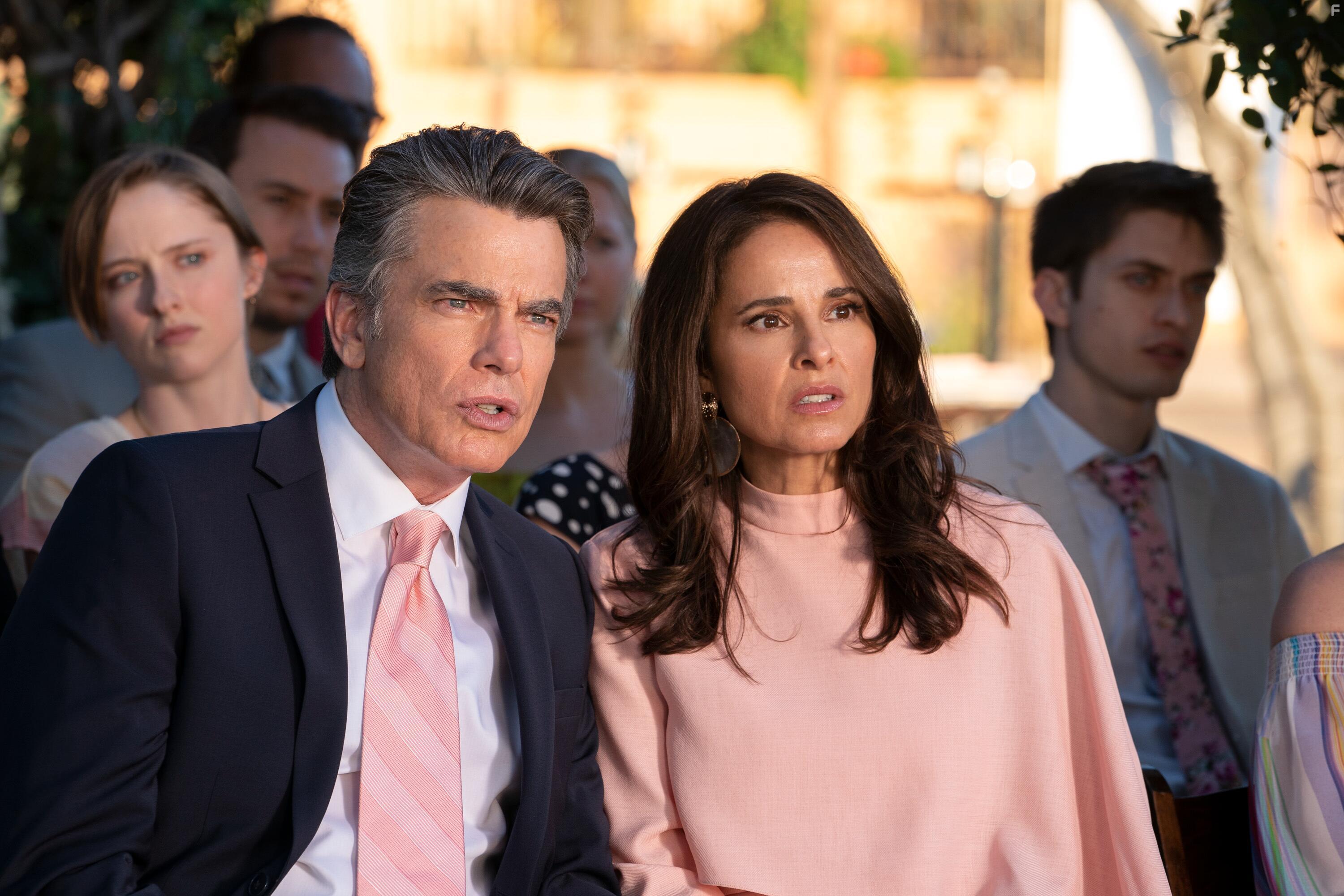 Peter Gallagher and Jacqueline Obradors in Palm Springs (2020)