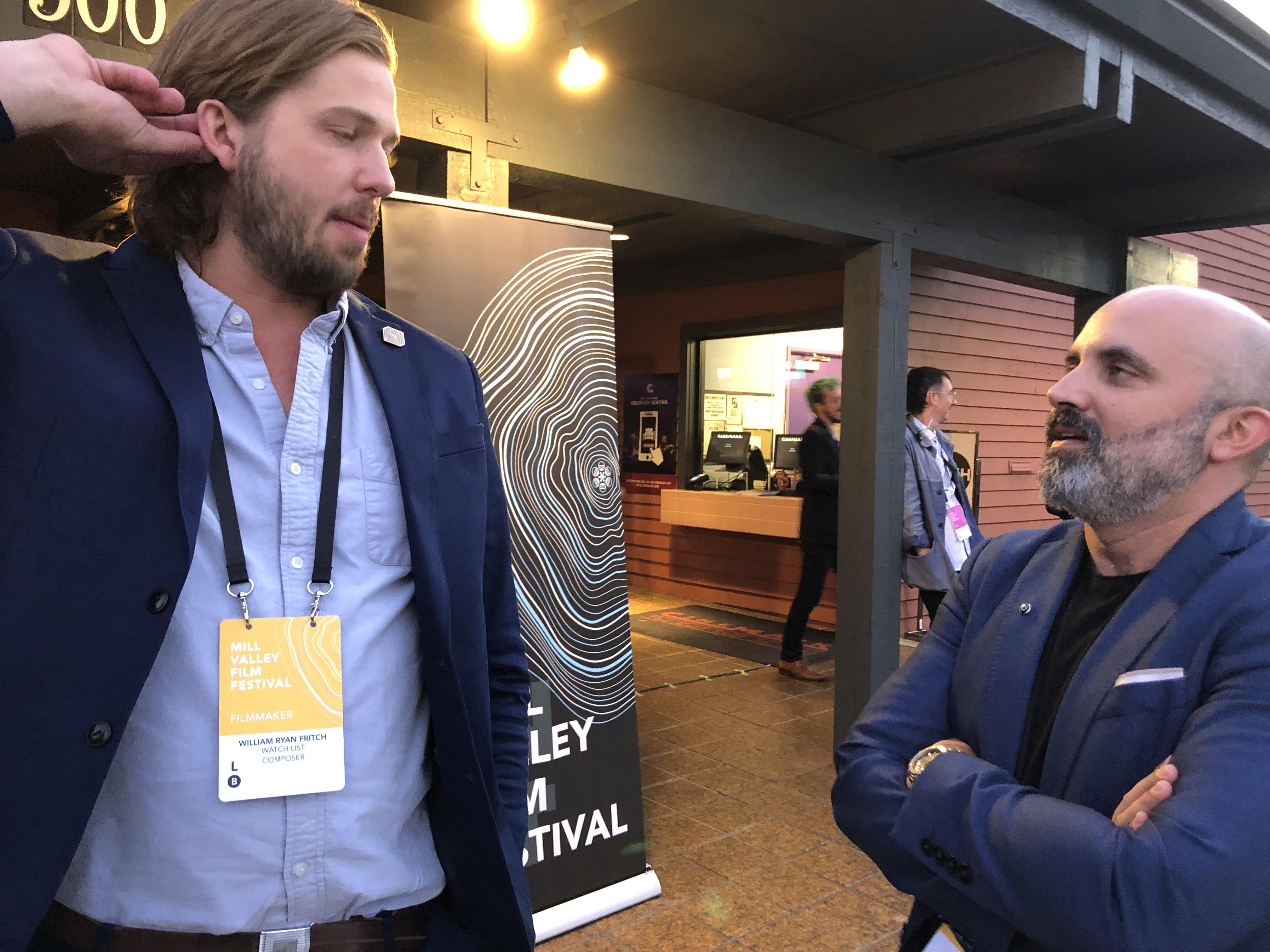 Ben Rekhi and William Ryan Fritch at an event for Watch List (2019)