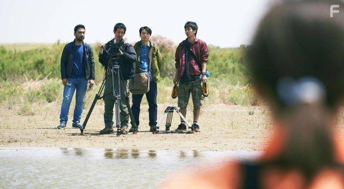 Ry Kase, Atsuko Maeda, Shta Sometani, Tokio Emoto, and Adiz Rajabov in Tabi no Owari Sekai no Hajimari (2019)