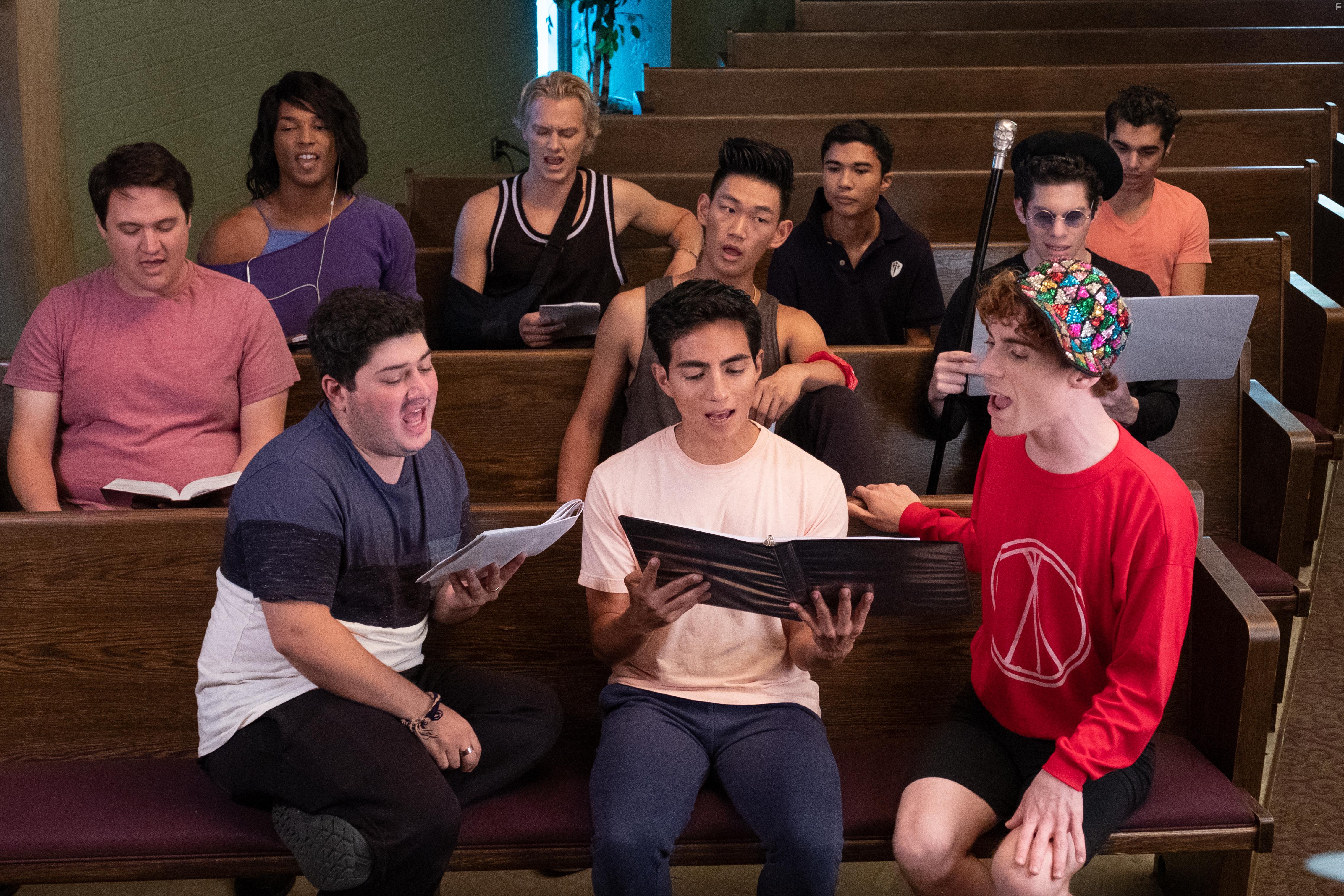 Timothy Brundidge, Scott Yaldo, Luis Avila, Matt Steele, Sam Everett Baker, Chris Schermerhorn, Daniel Kim, Quinn Lozar, and Josh Shechter in Divos! (2020)