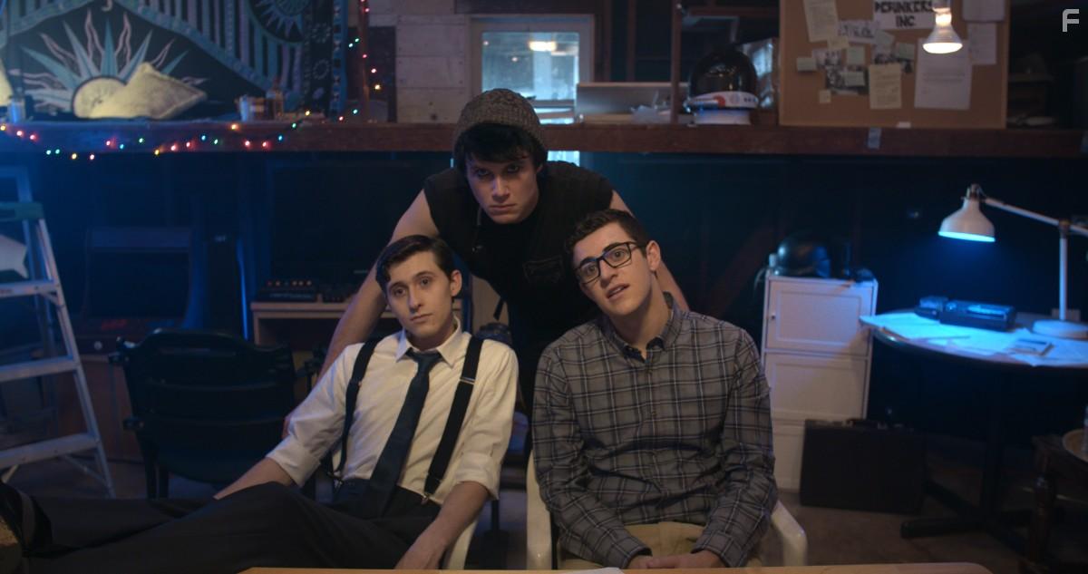 Izzy Pollak, Josh Pinkowski, and Blake Kevin Dwyer in Debunkers, Inc. (2019)