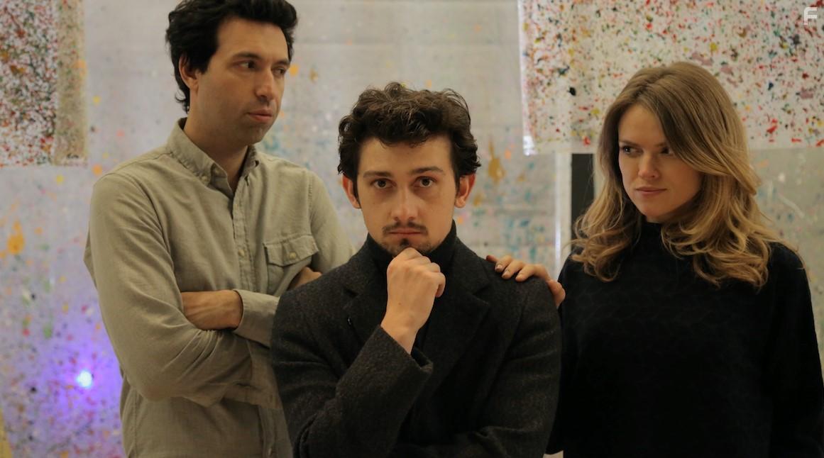 Craig Roberts, Alex Karpovsky, and Erin Richards in The Return of The Yuletide Kid (2019)