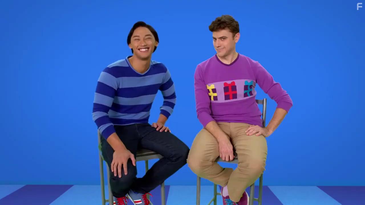 Donovan Patton and Joshua Dela Cruz in Blue's Clues & You (2019)