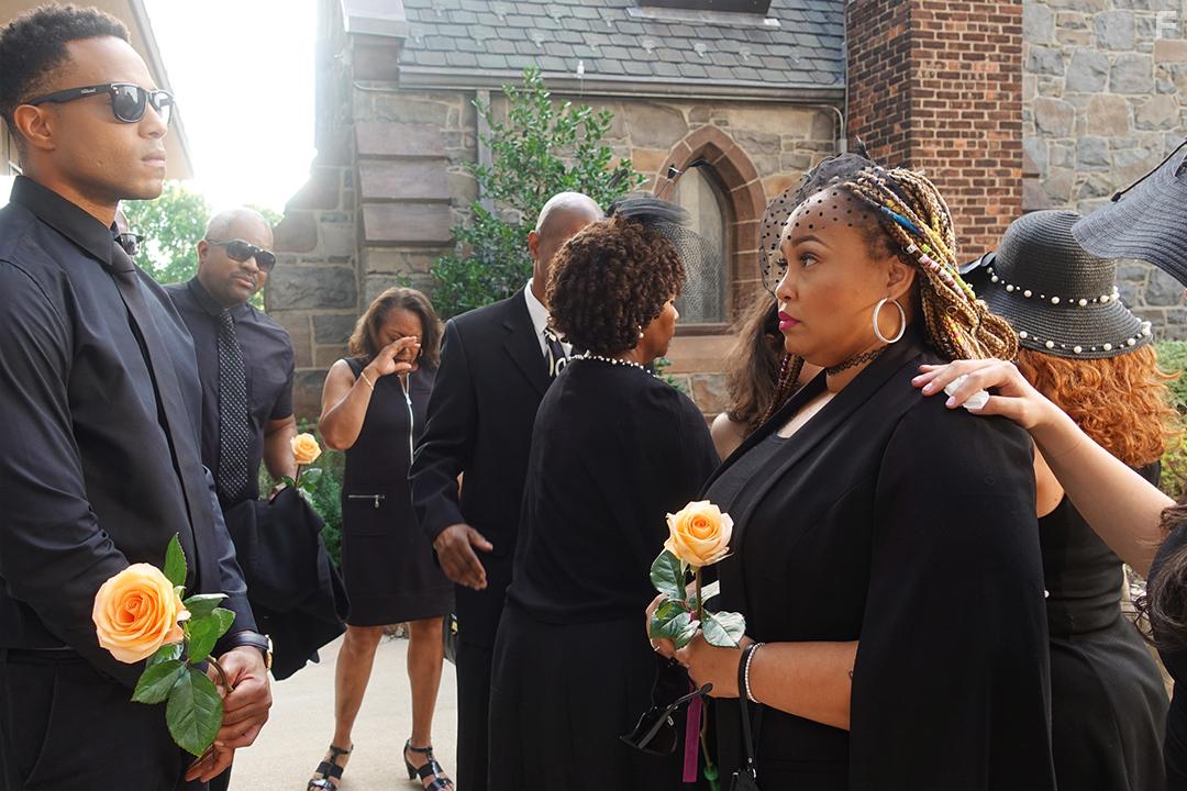 Gayle Samuels, Christian Barber, and Lanisha Javon Gholston in American Wisper (2020)