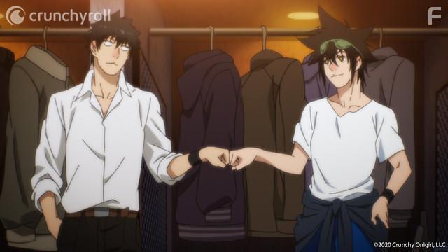 Kentar Kumagai and Tatsumaru Tachibana in The God of High School (2020)