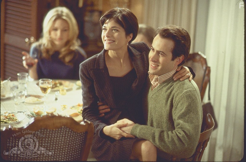 Selma Blair and Jason Lee in Мальчишник (2003)