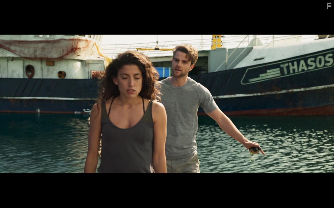 Tania Raymonde and Nathaniel Buzolic in Deep Blue Sea 3 (2020)