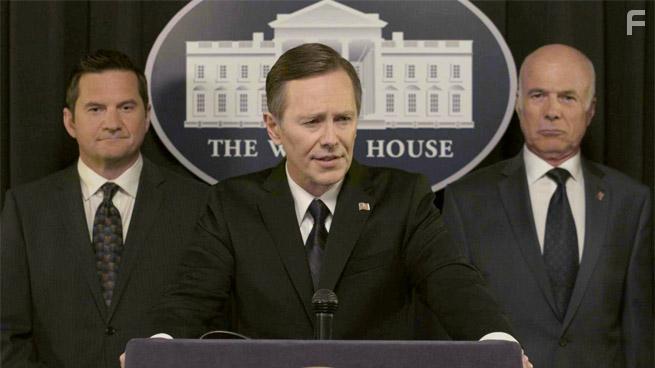 Peter Michael Dillon, Michael Hogan, and Peter Outerbridge in No Easy Days (2018)