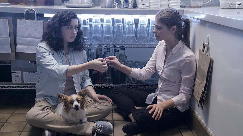 Stefanie Scott and Abby Quinn in Good Girls Get High (2018)