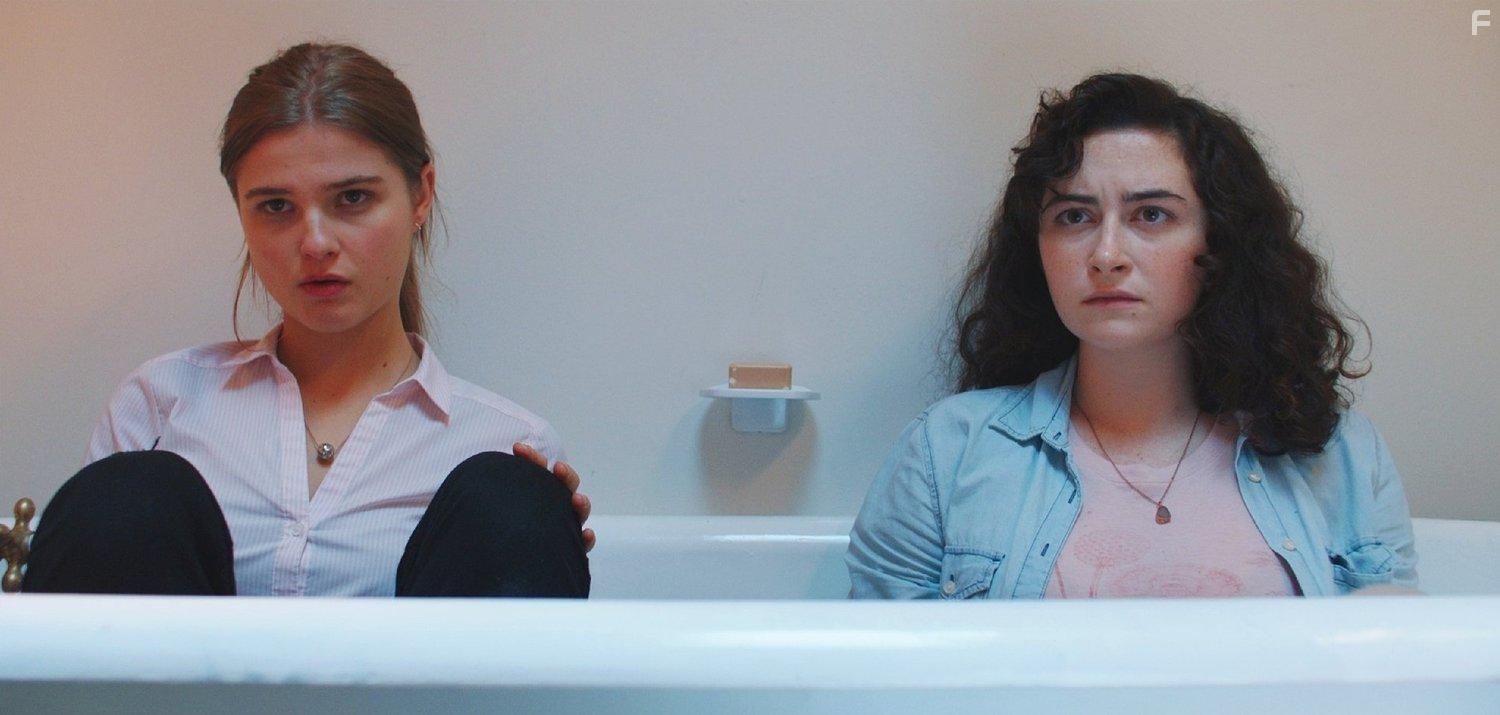 Stefanie Scott and Abby Quinn in Good Girls Get High (2018)