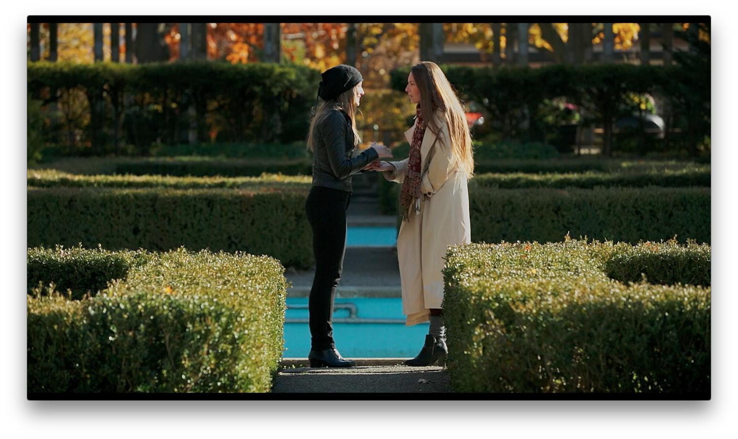 Caitlyn Sponheimer and Elizabeth Stuart-Morris in April in Autumn (2018)