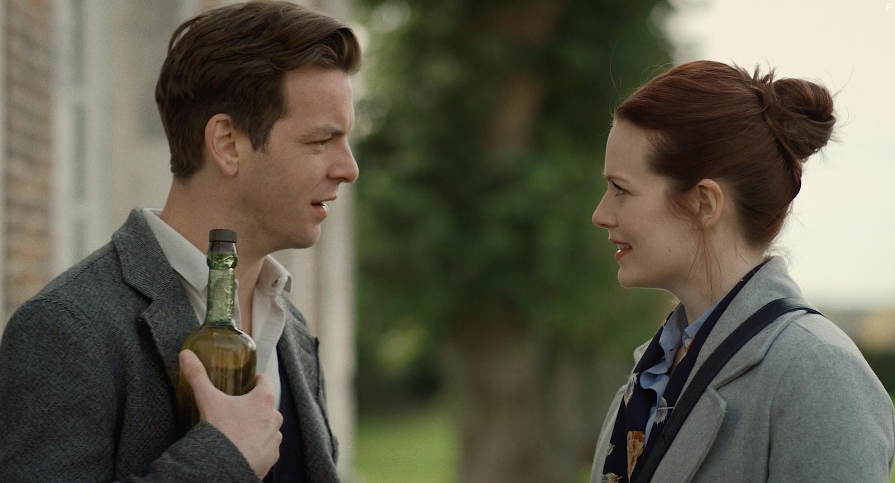 Gethin Anthony and Cara Theobold in Around the Sun (2019)