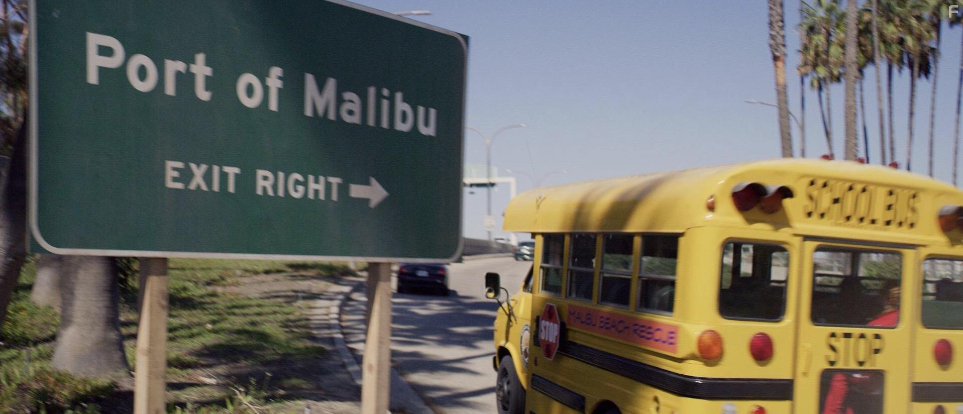 Breanna Yde, Jackie R. Jacobson, Abby Donnelly, Alkoya Brunson, and Ricardo Hurtado in Malibu Rescue: The Next Wave (2020)