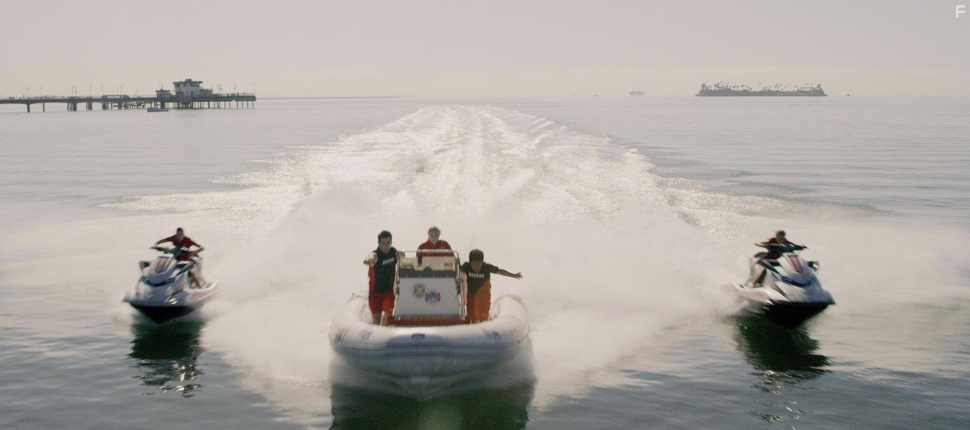 Breanna Yde, Jackie R. Jacobson, Abby Donnelly, Alkoya Brunson, and Ricardo Hurtado in Malibu Rescue: The Next Wave (2020)