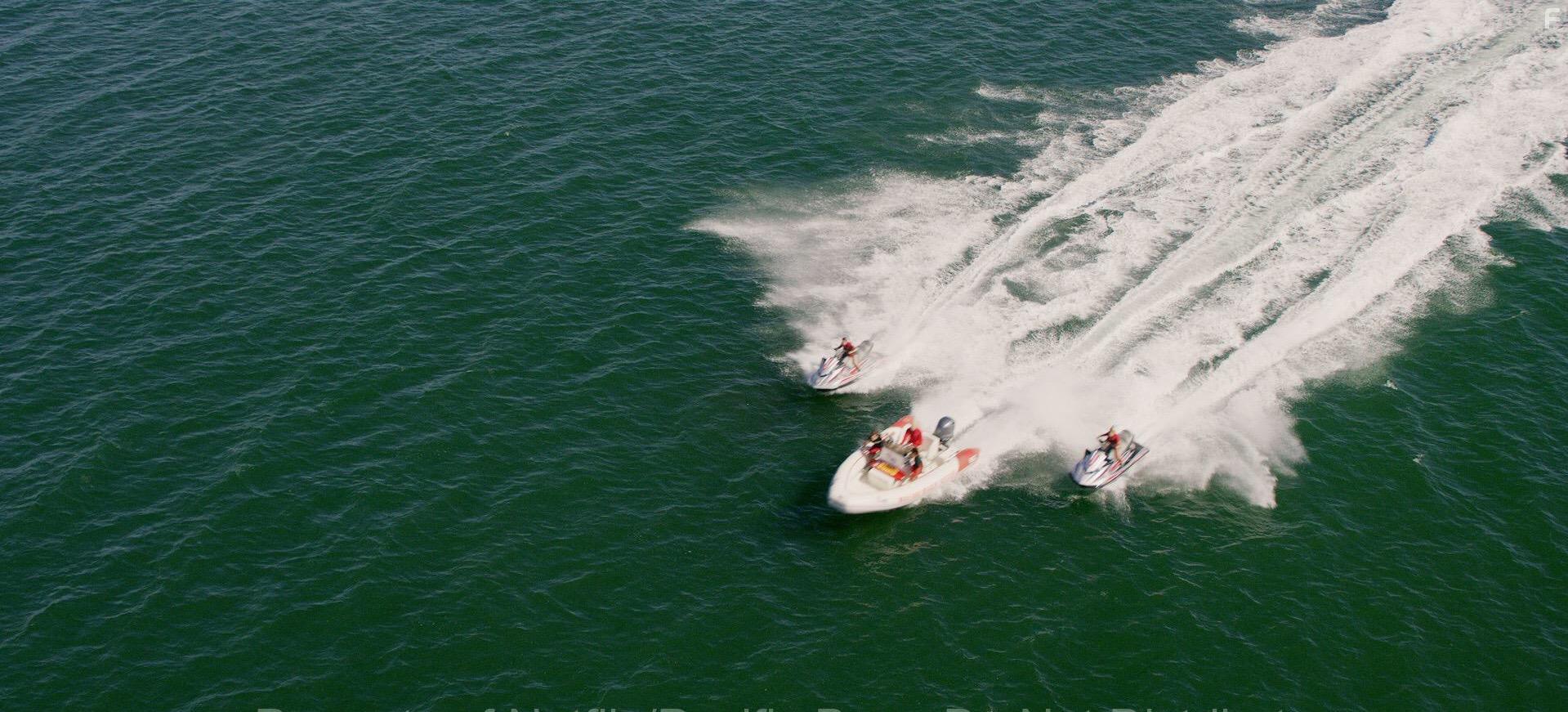 Breanna Yde, Jackie R. Jacobson, Abby Donnelly, Alkoya Brunson, and Ricardo Hurtado in Malibu Rescue: The Next Wave (2020)