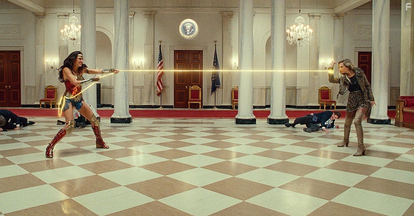 Kristen Wiig and Gal Gadot in Wonder Woman 1984 (2020)