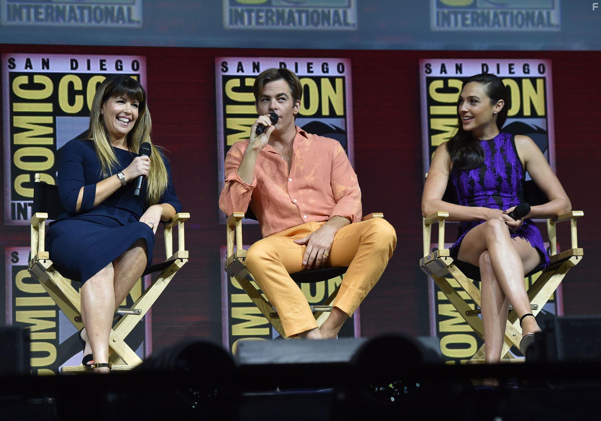 Patty Jenkins, Chris Pine, and Gal Gadot at an event for Wonder Woman 1984 (2020)