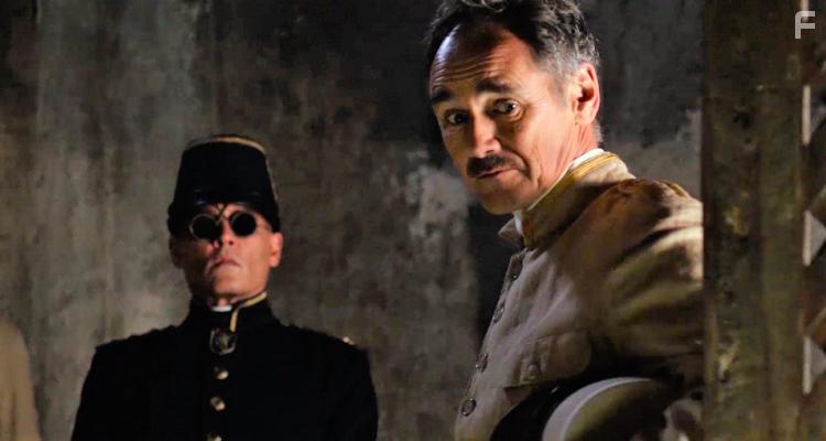 Johnny Depp and Mark Rylance in Waiting for the Barbarians (2019)