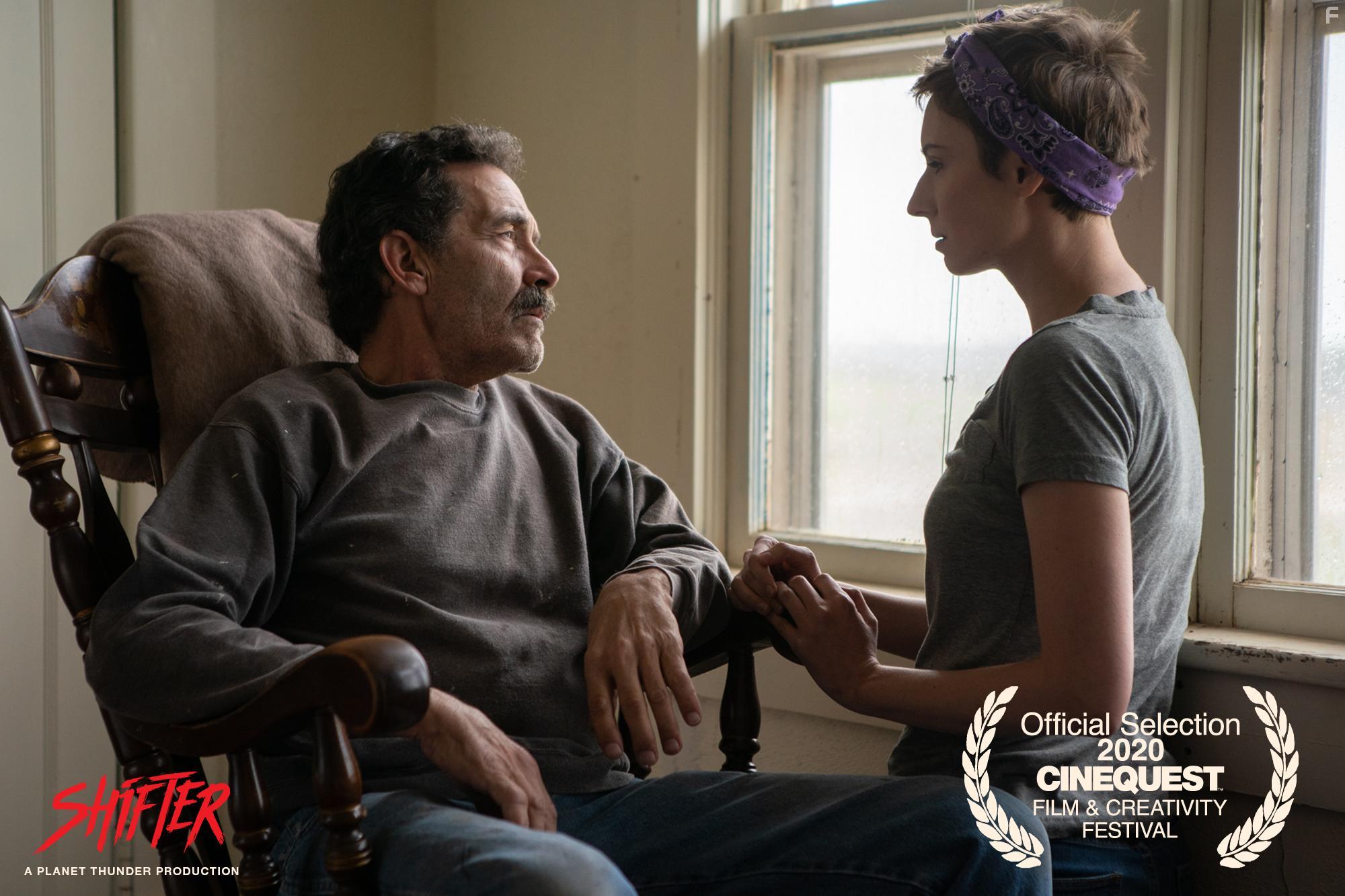 Ben Hall and Nicole Fancher in Shifter (2020)