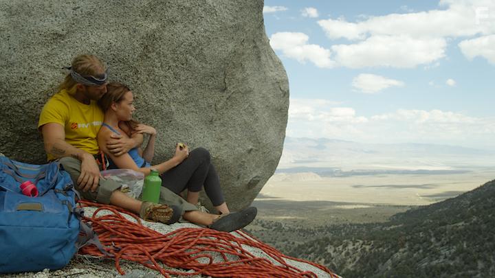 Kaiwi Lyman and Amanda Maddox in Gripped: Climbing the Killer Pillar (2020)