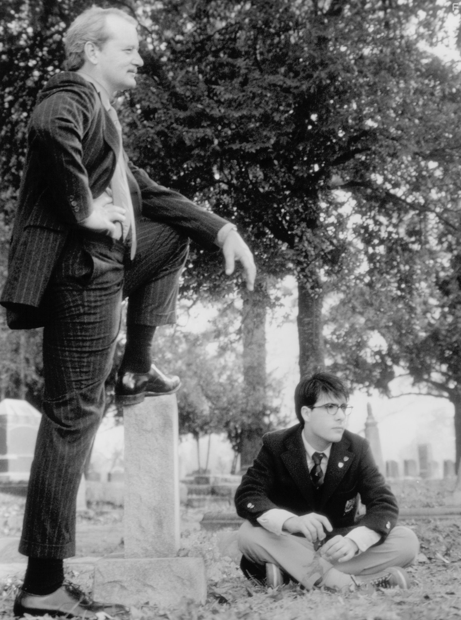 Bill Murray and Jason Schwartzman in Академия Рашмор (1998)
