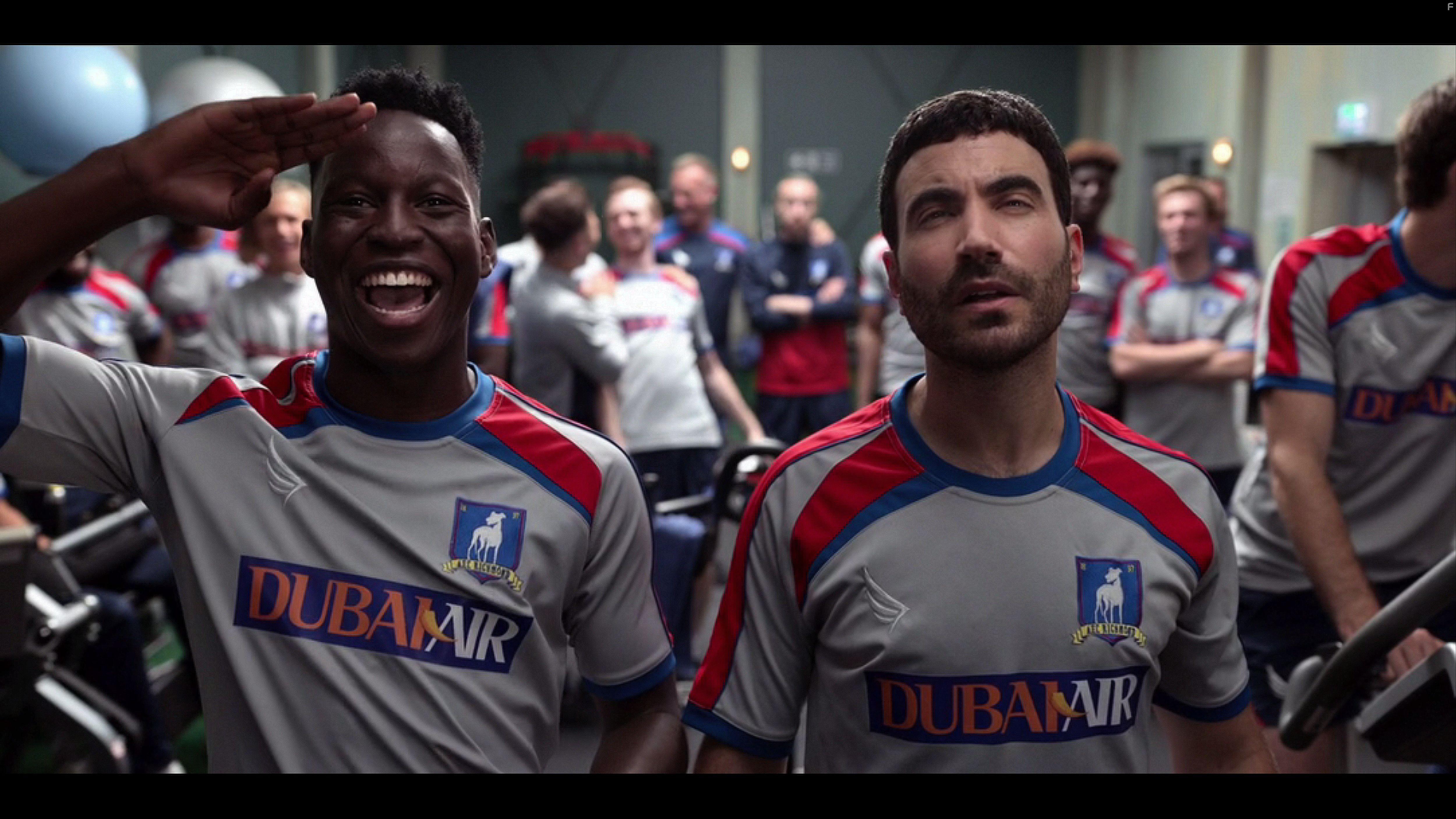 Brett Goldstein and Toheeb Jimoh in Ted Lasso (2020)