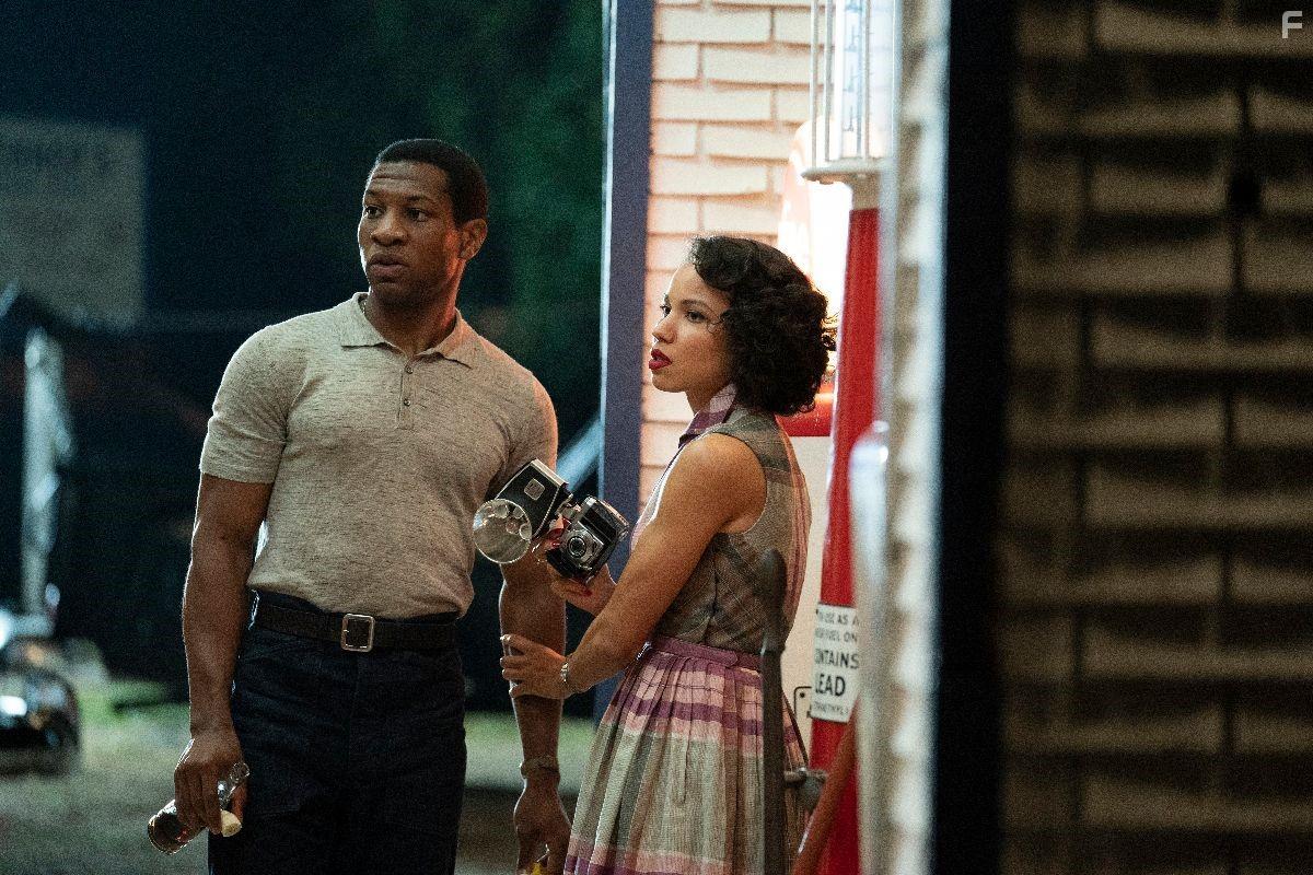 Jurnee Smollett and Jonathan Majors in Lovecraft Country (2020)