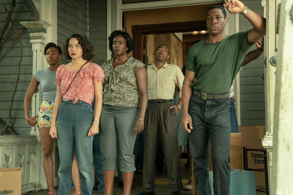 Wunmi Mosaku, Jonathan Majors, and Naomi Mack in Lovecraft Country (2020)