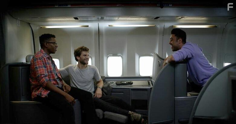 Denzel Whitaker, Keegan Allen, and George Janko in Follow Me (2020)