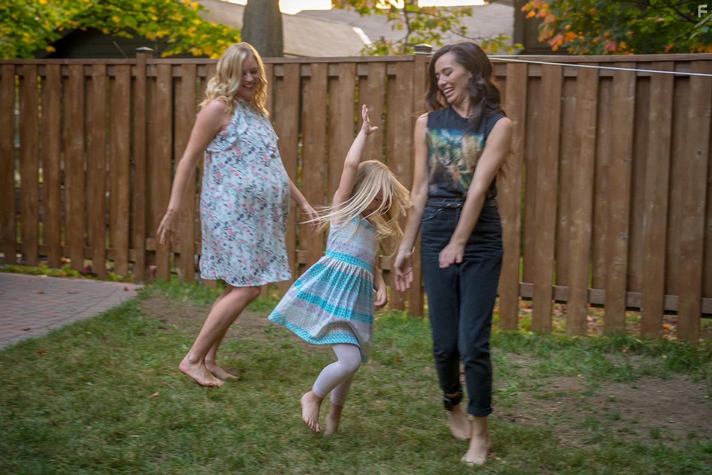 Cara Gee, Kelly Van der Burg, and Persephone Koty in Trouble in the Garden (2018)