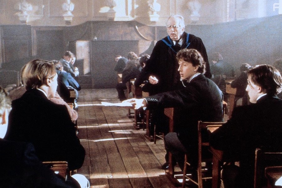 Brian Oulton, Earl Rhodes, and Nicholas Rowe in Молодой Шерлок Холмс (1985)