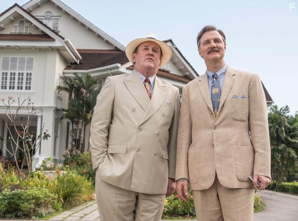 Colm Meaney and David Morrissey in The Singapore Grip (2020)