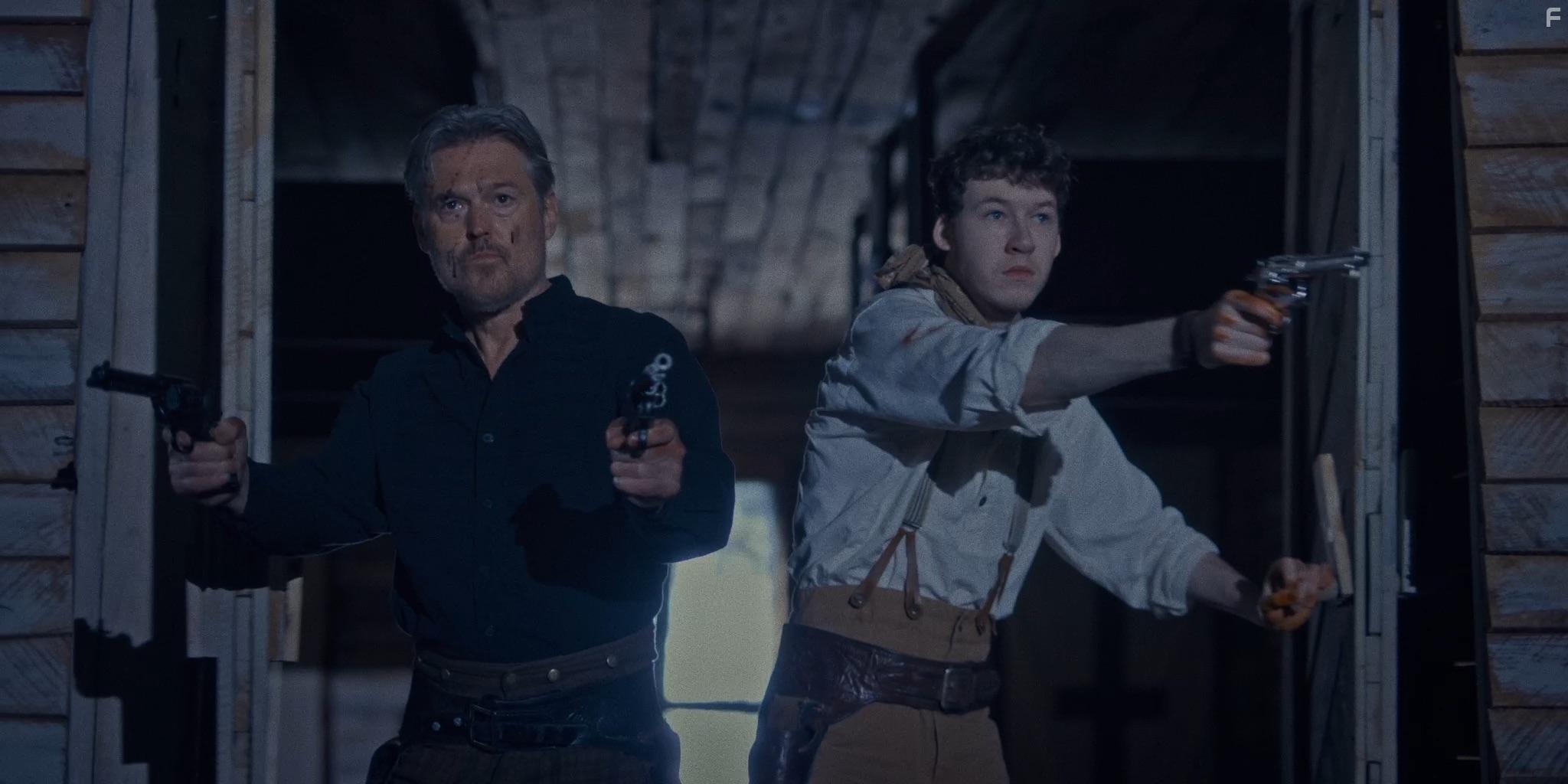 Bill Sage and Devin Druid in The Pale Door (2020)
