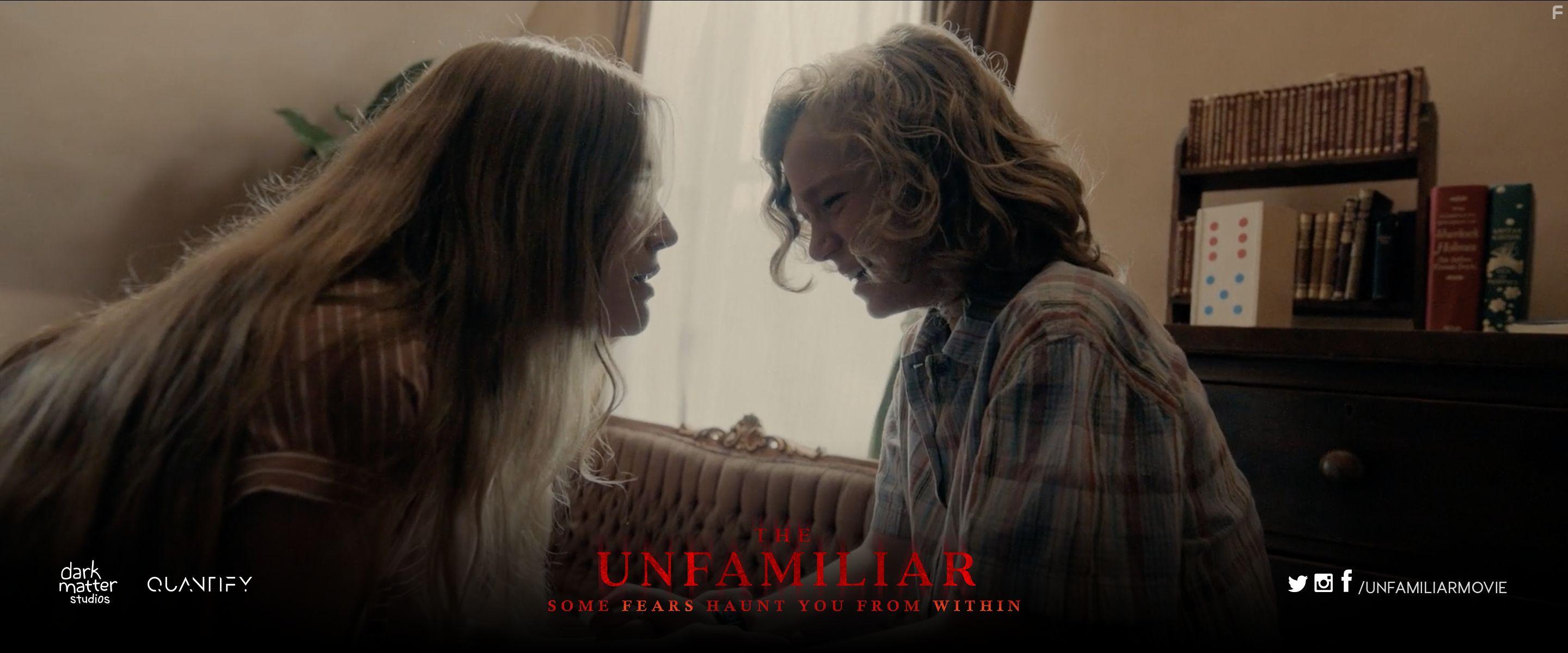 Jemima West and Harry McMillan-Hunt in The Unfamiliar (2020)