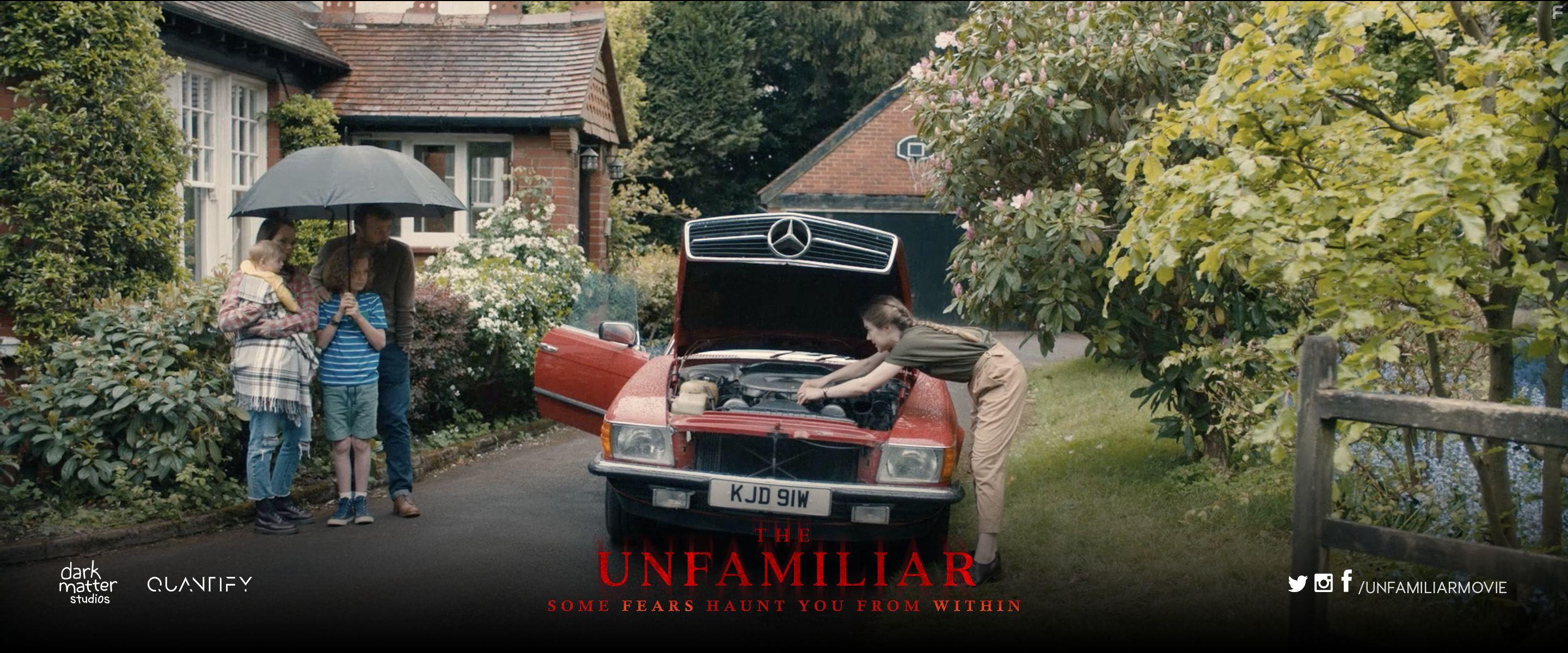 Jemima West, Christopher Dane, Rebecca Hanssen, and Harry McMillan-Hunt in The Unfamiliar (2020)