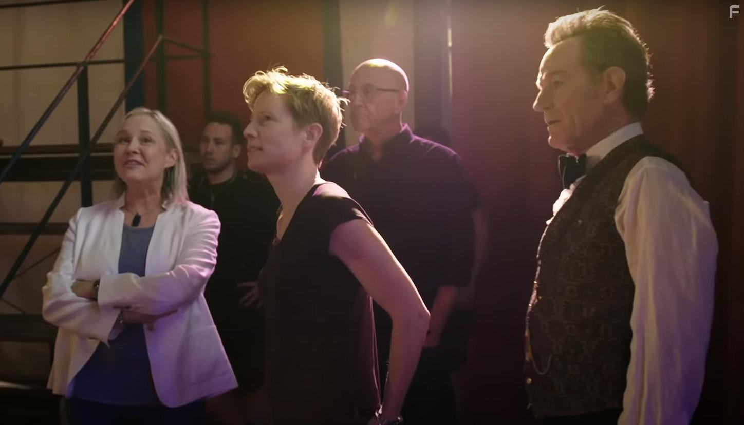 Bryan Cranston, Thea Sharrock, Simon Jago, and Katherine Applegate in The One and Only Ivan (2020)