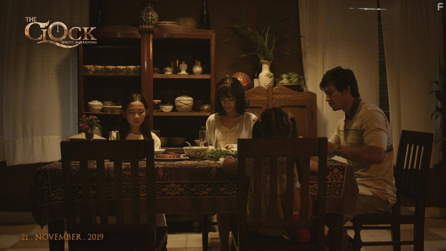 Nov Dana, Yem Srey, and Khul Samanta in The Clock: Spirits Awakening (2019)