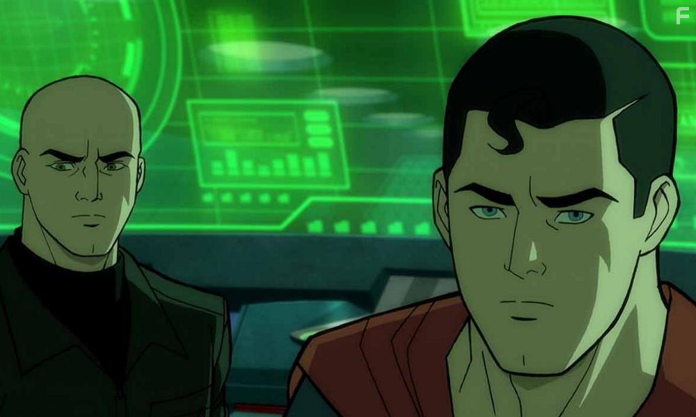 Zachary Quinto and Darren Criss in Superman: Man of Tomorrow (2020)