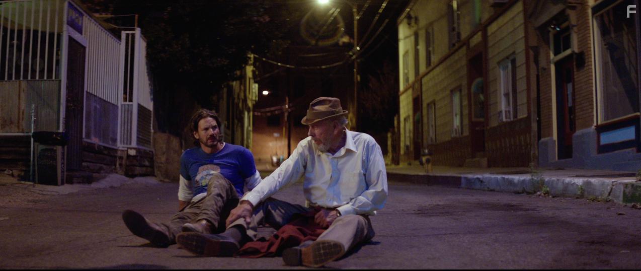 Rance Howard and Michael Worth in Apple Seed (2019)