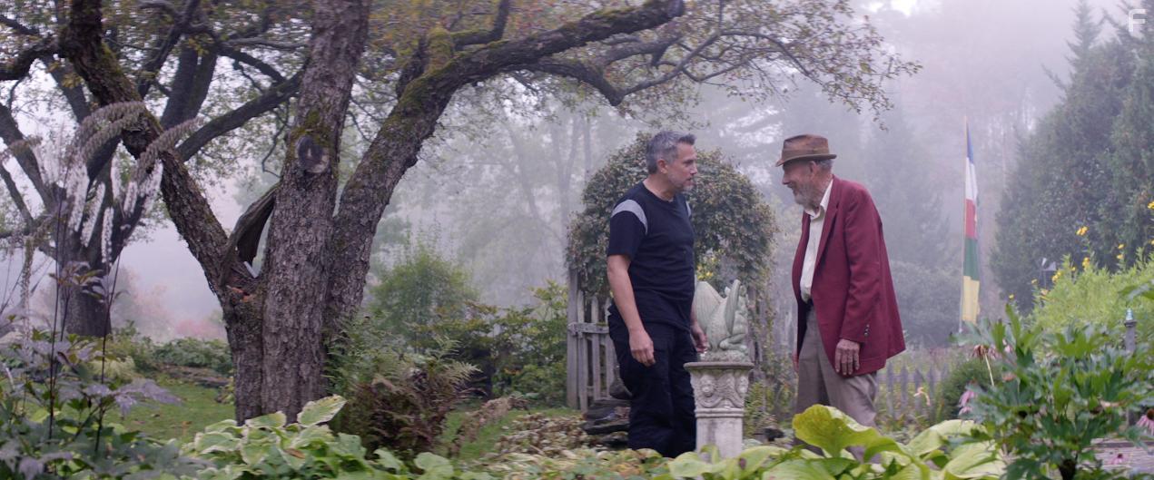 Robby Benson and Rance Howard in Apple Seed (2019)