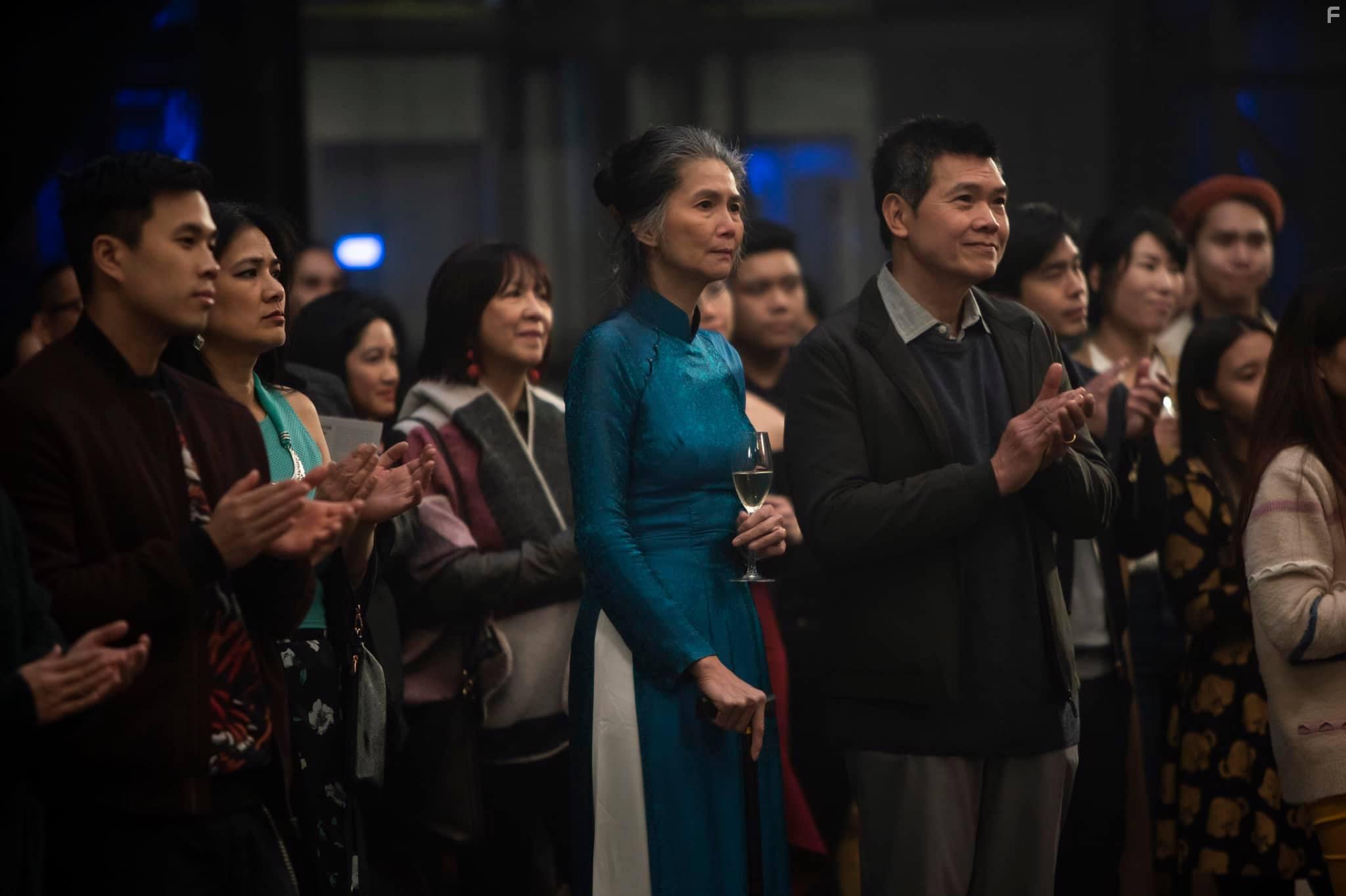 Gareth Yuen, Ferdinand Hoang, Gabrielle Chan, and Christopher Quyen in Hungry Ghosts (2019)