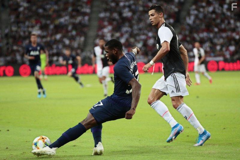 Japhet Tanganga and Cristiano Ronaldo in All or Nothing: Tottenham Hotspur (2020)