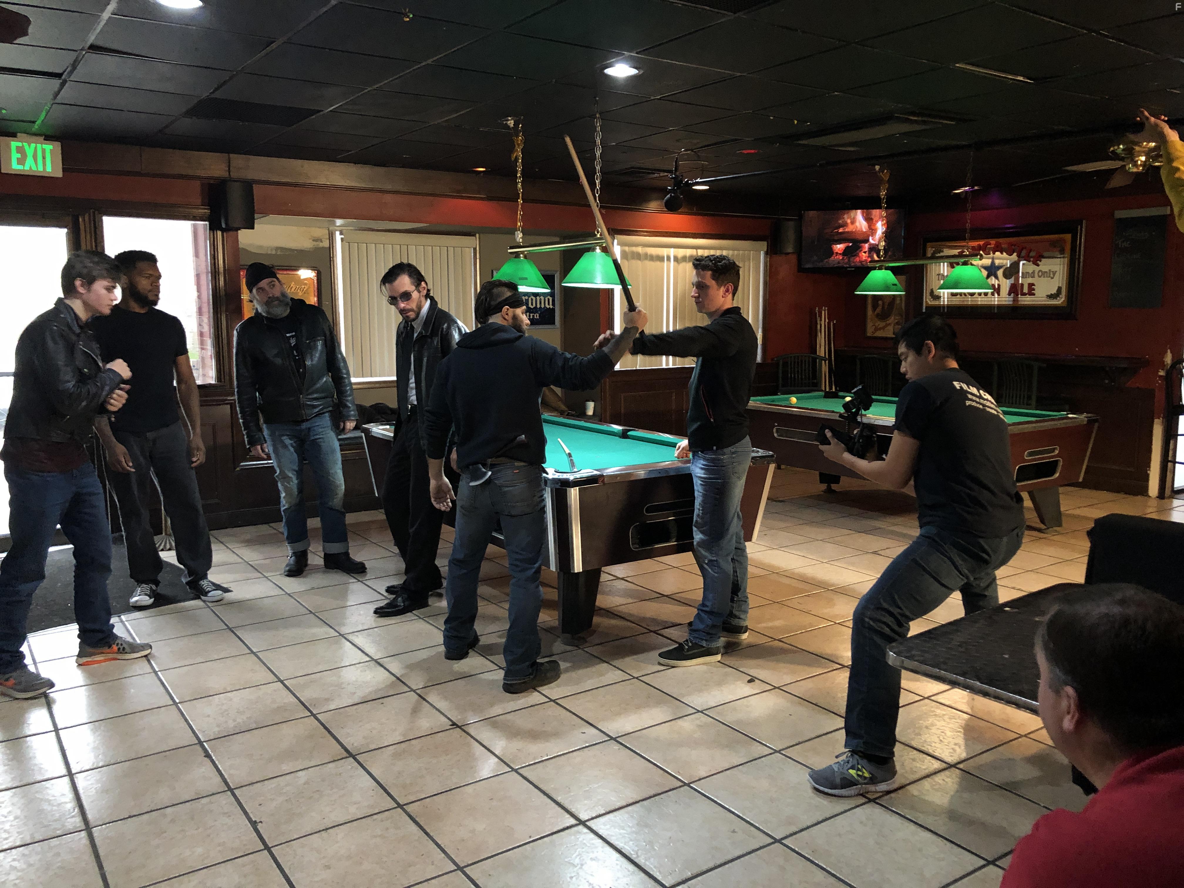 Billy Freedson Jr., Ben Zgorecki, and Jason L. Wang in Wu Xia 2 the Code (2019)